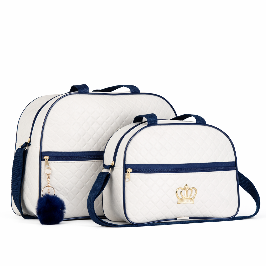 Kit_2_Bolsas_Maternidade_com_Pompom_AzulMarinho