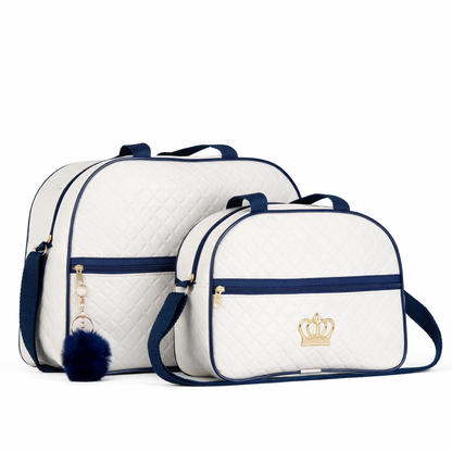 Kit_2_Bolsas_Maternidade_com_Pompom_AzulMarinho