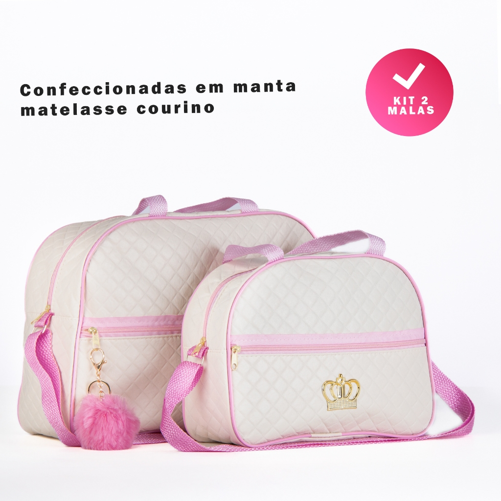 Kit_2_Bolsas_Maternidade_com_Pompom_Rosa