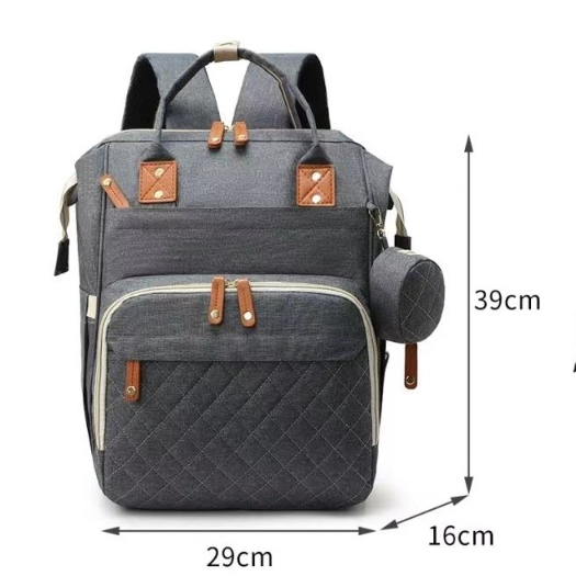 Mochilas Maternidade Impermeável Cinza