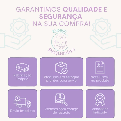 Ninho de Bebê Redutor de Berço Trança 200 Fios