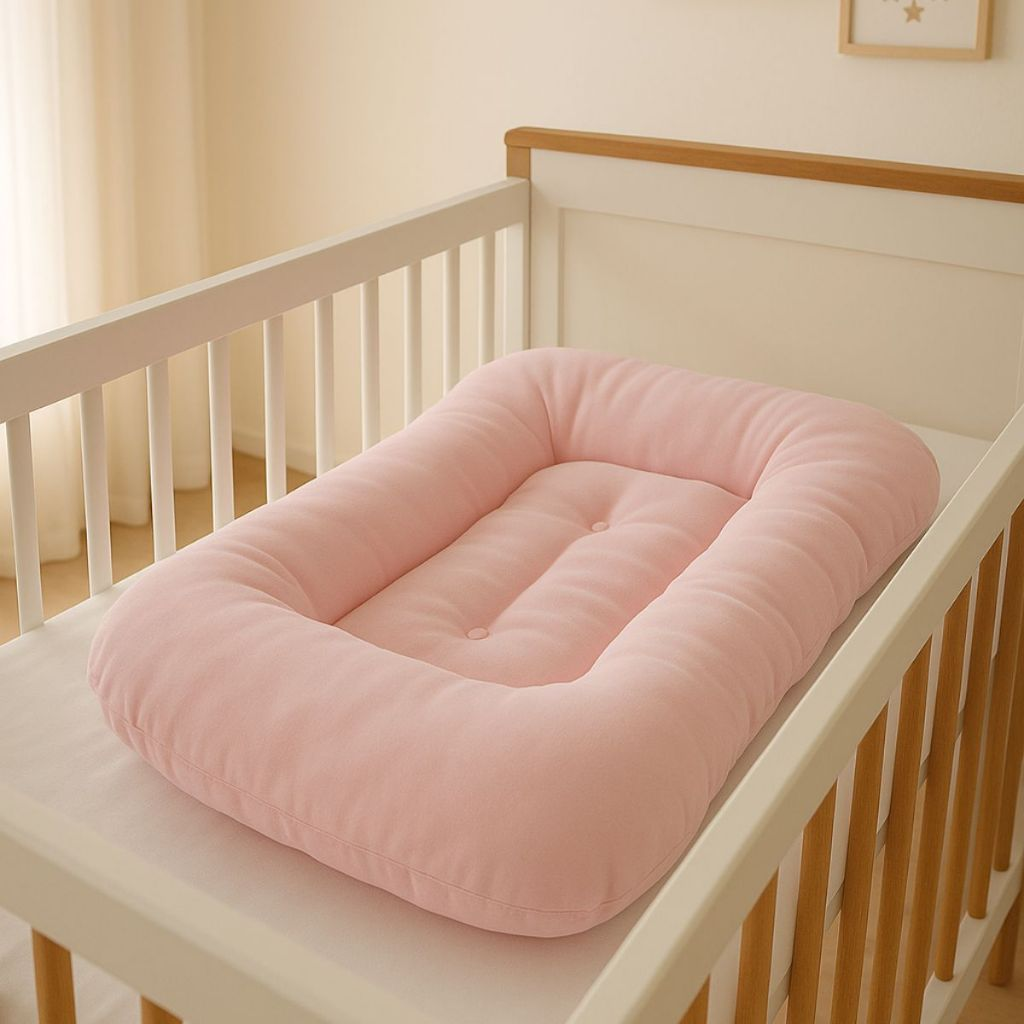 Ninho Redutor Berço Bebe Casulinho Sensorial Enxoval Menina Menino Rosa Azul