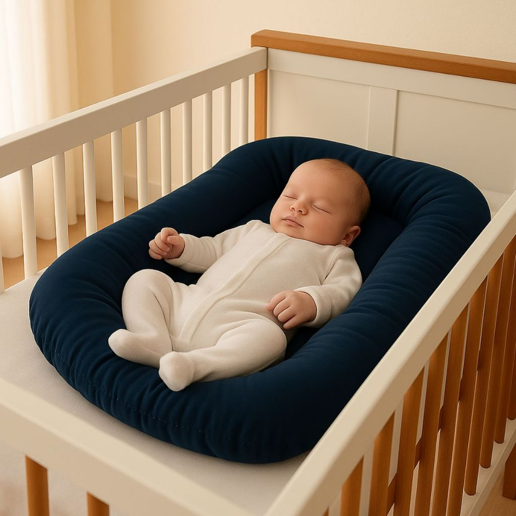 Ninho Redutor Berço Bebe Casulinho Sensorial Enxoval Menina Menino Rosa Azul