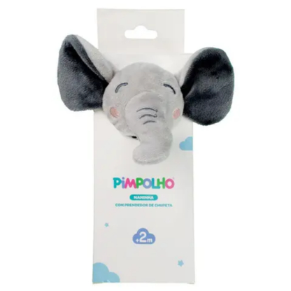 Naninha Com Prendedor De Chupeta Menino E Menina Pimpolho Macaquinho Leão Girafa Elefante