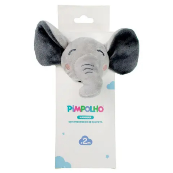 Naninha Com Prendedor De Chupeta Menino E Menina Pimpolho Macaquinho Leão Girafa Elefante