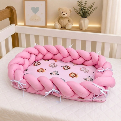 Ninho de Bebê Redutor de Berço Trança 200 Fios